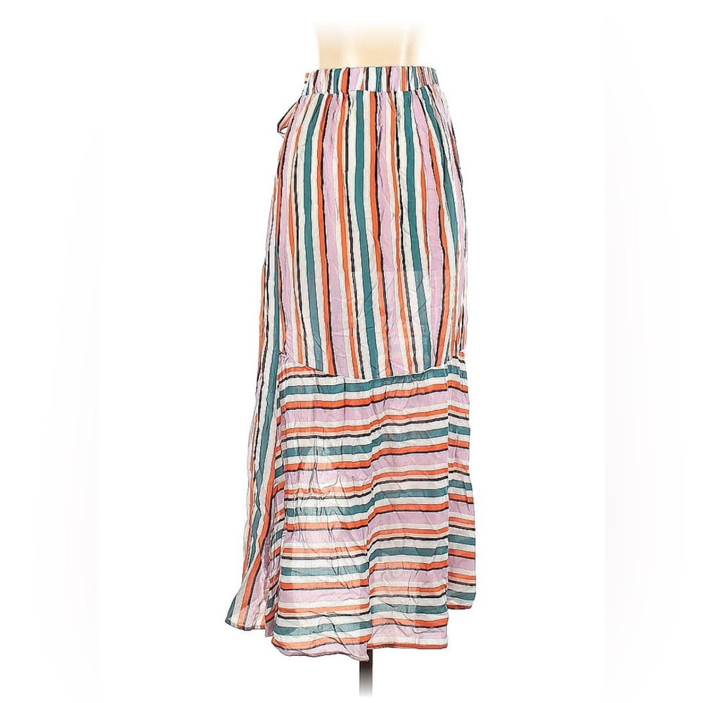 Maaji Carnival Candy Stripe Midi Skirt Size Small for beach or vacation - Picture 3 of 9